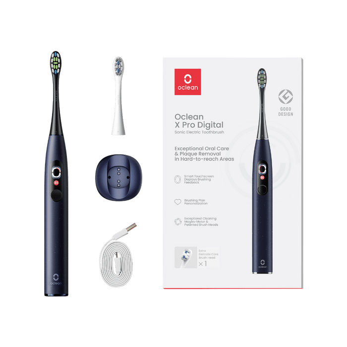 Oclean Spazzolino Elettrico X Pro Tecnologia Avanzata Colore Blu