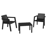 RIVIERA 592 Set da esterno 2 posti Antracite scuro