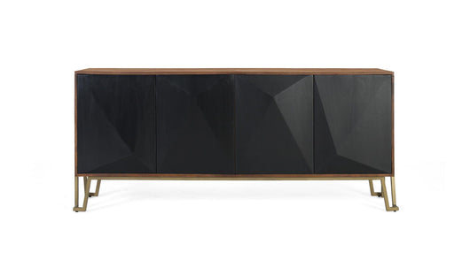 Credenza a quattro ante in legno di mango 180 cm