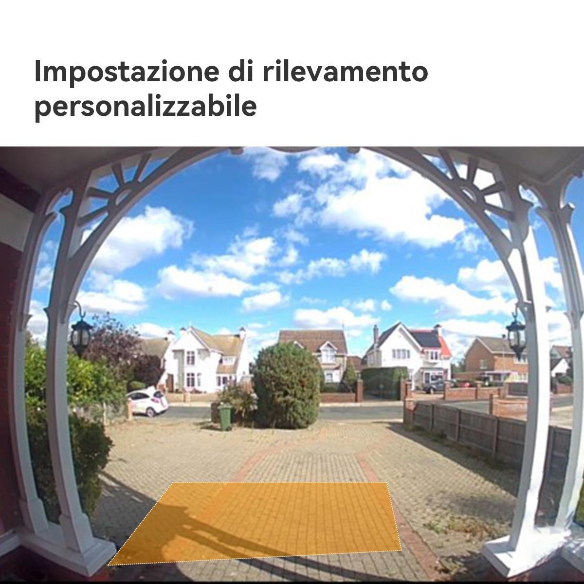 Imou Video Doorbell 2S Kit - mmagine QHD 2K   Batteria da 5000mAh166° D Visione grandangolare   30° Orizzontale ruotabile   IR Visione notturna   Include Chime