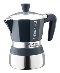 Pedrini MyMoka induction 3 tazze Tortora
