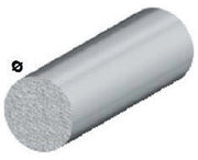 PROFILO ARGENTO H.100 CM TONDO PIENO D  6 MM**- ARCANSAS- 5,0 pz