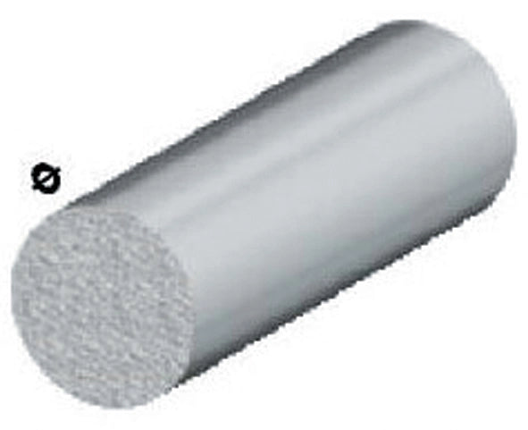 PROFILO ARGENTO H.100 CM TONDO PIENO D  6 MM**- ARCANSAS- 5,0 pz