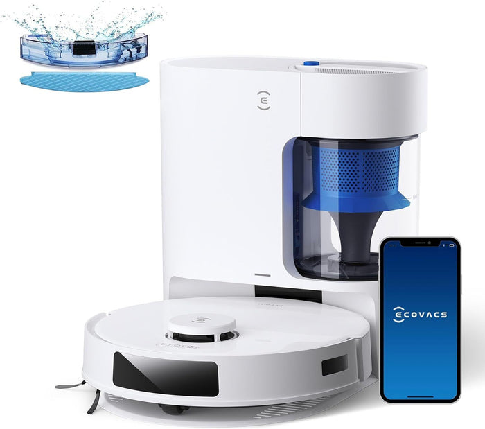 Ecovacs DEEBOT N20 PLUS aspirapolvere robot 0,4 L Senza sacchetto Bianco
