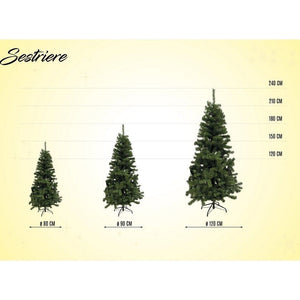 Albero Di Natale Sestriere 150 Cm 360 Rami Pvc