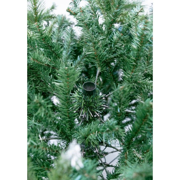 Albero di Natale Stoccolma 225 cm 1369 rami con pigne in pvc