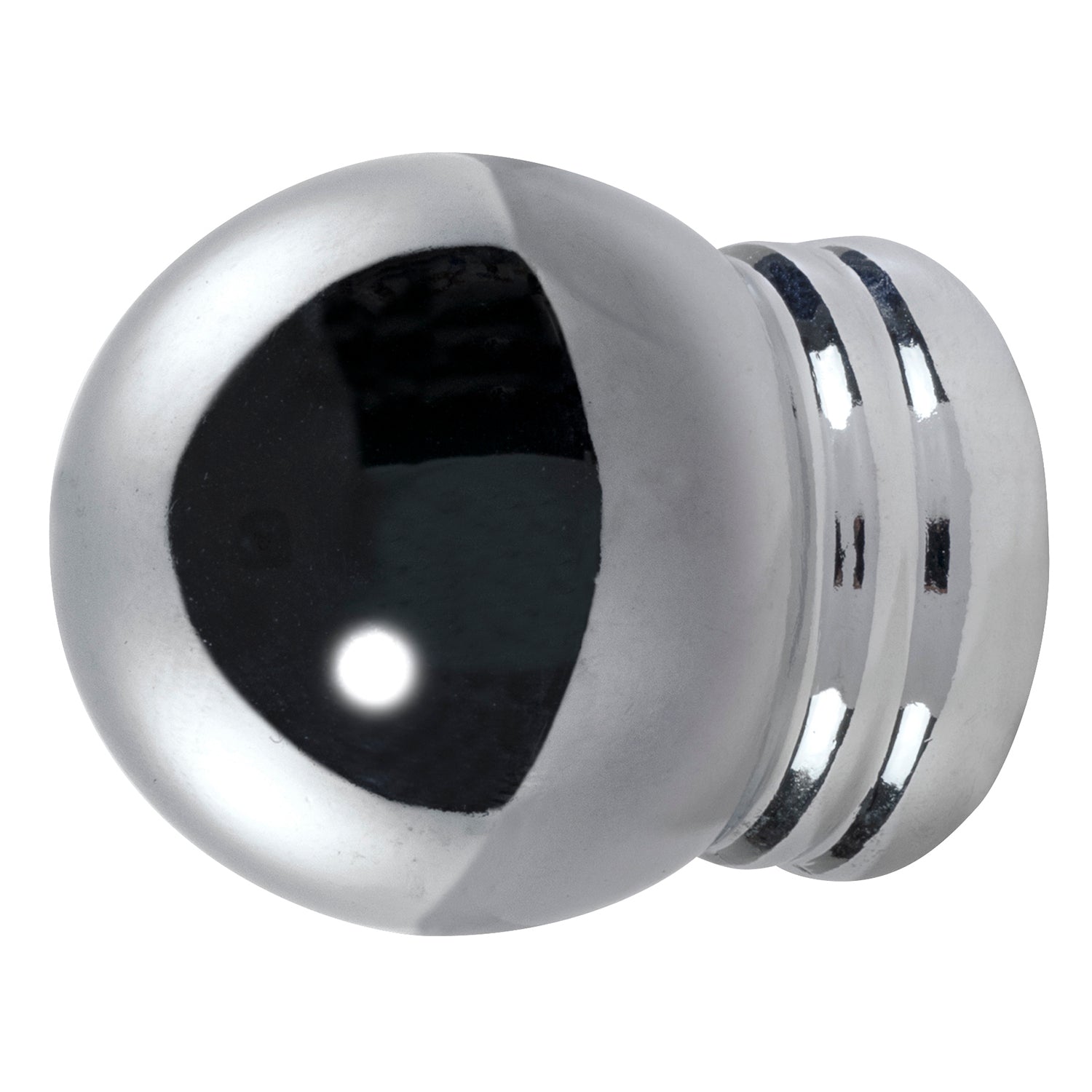 2 POMOLI A BOCCIA IN ALLUMINIO CROMO