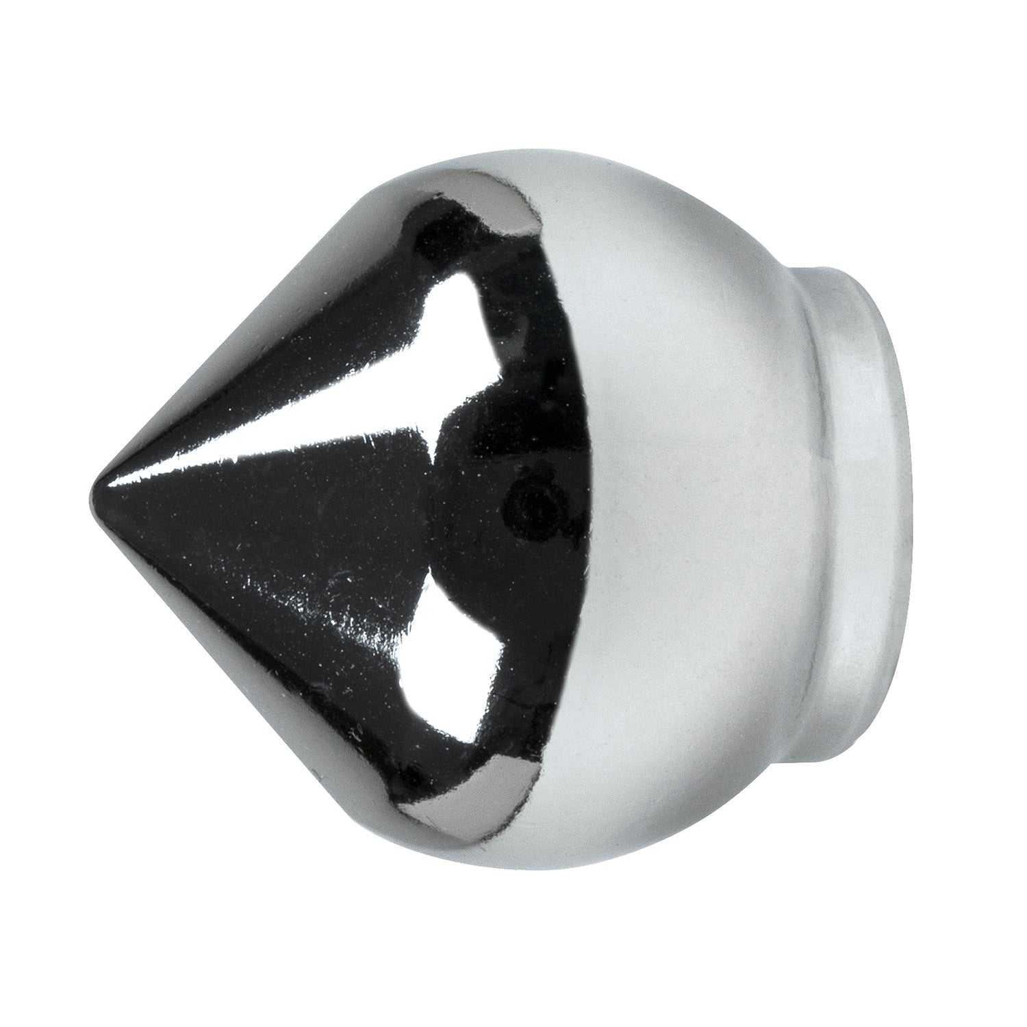 2 POMOLI A BULBO IN ALLUMINIO CROMO