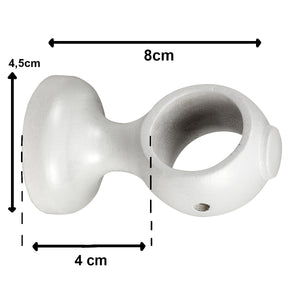 1 SUPPORTO MONOBLOCCO CHIUSO CM.5 NOCE