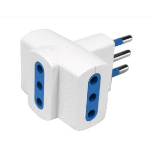 ADATTATORE 3 USCITE 10A CON SPINA 10A.