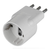 ADATTATORE SCHUKO 16A DISASSATO BIANCO