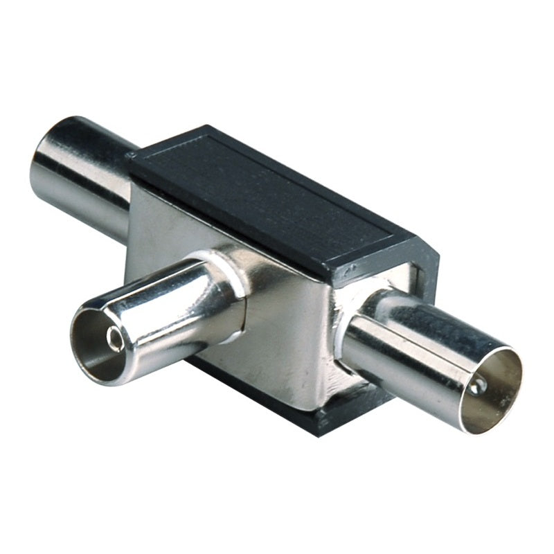 ADATTATORE TV A 2 VIE 75OHM 1PR 2SP 9.5MM