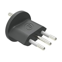 ADATTATORE FISSO SCHUKO/ITA 10A NERO