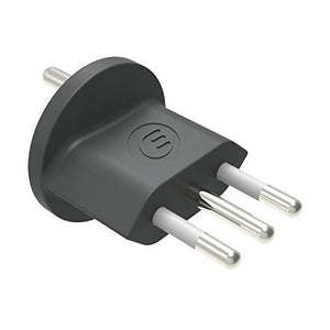 ADATTATORE FISSO SCHUKO/ITA 10A NERO