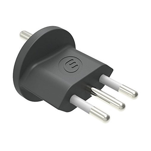 ADATTATORE FISSO SCHUKO/ITA 10A NERO