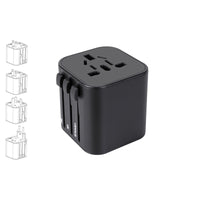 ADATTATORE MULTISTANDARD DA VIAGGIO EU/UK/USA/AUS