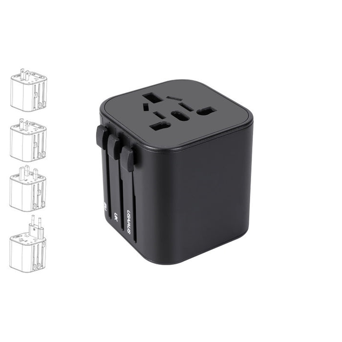 ADATTATORE MULTISTANDARD DA VIAGGIO EU/UK/USA/AUS