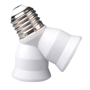 ADATTATORE PORTALAMPADA E27 DOPPIO