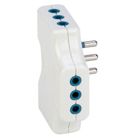 ADATTATORE TRIPLO SPAZIOZERO 10A BIANCO