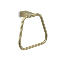 ANELLO PORTASALVIETTE TONALE 19XH15CM ORO MATT.