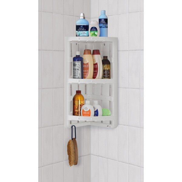 ANGOLIERA IN ABS 55.5X31X20CM 3 RIPIANI. EFFETTO L