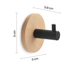 APPENDIABITI TONDO JUNCOS D.5X4CM BAMBU/NERO