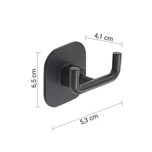 APPENDIABITI DOPPIO TEIDE 7XH6CM NERO MATT.