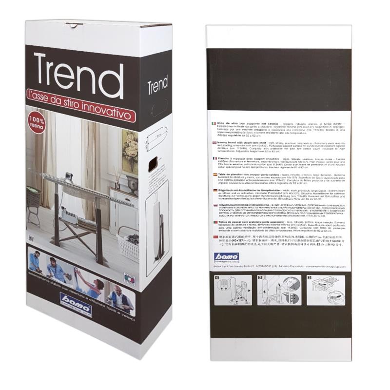 ASSE DA STIRO TREND 40X31XH113CM GRIGIO