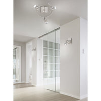 BARRA 3 SPOT MICHAEL GU10 D.25XH15CM NICHEL OPACO