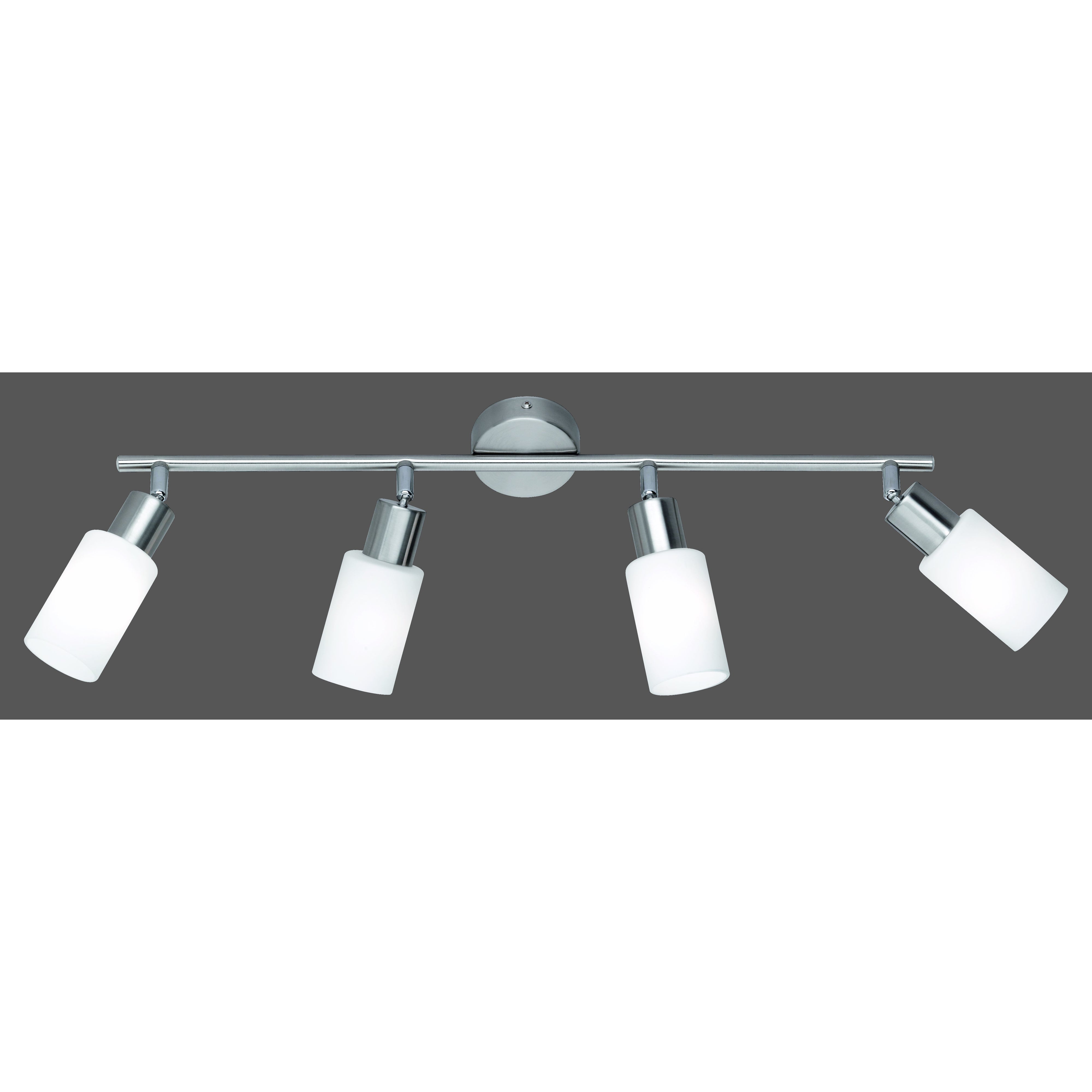 BARRA MARS 4 SPOT E14 60X21CM NICHEL OPACO