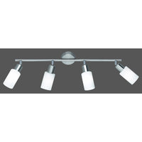 BARRA MARS 4 SPOT E14 60X21CM NICHEL OPACO