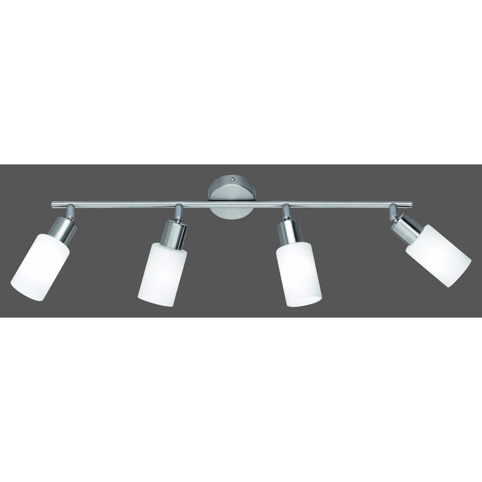 BARRA MARS 4 SPOT E14 60X21CM NICHEL OPACO