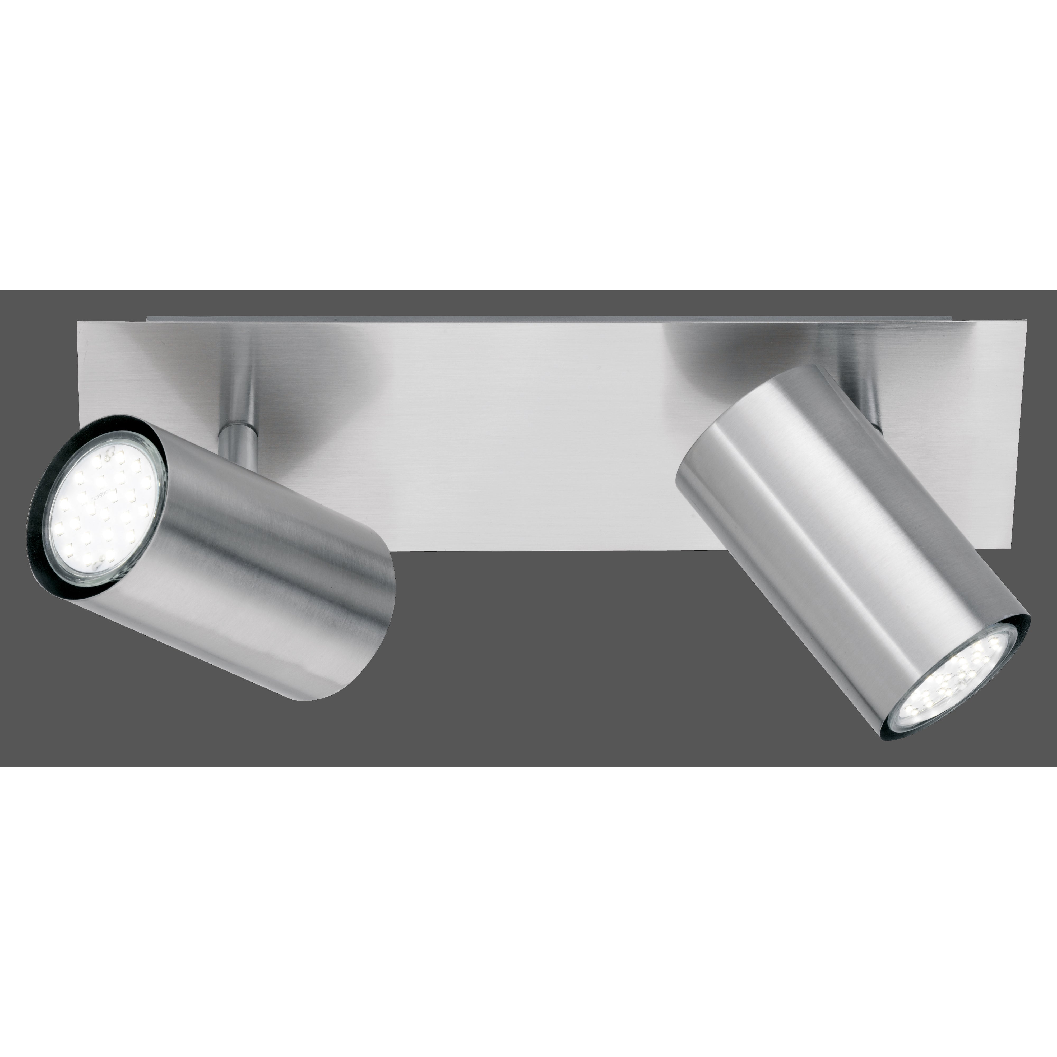 BARRA MARLEY 2 SPOT GU10 30X15CM NICHEL OPACO