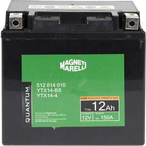 BATTERIA MOTO QUANTUM 12AH AGM-CCA 150A SX