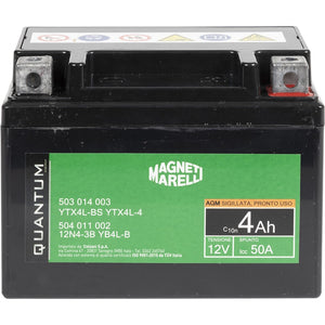 BATTERIA MOTO QUANTUM 4AH AGM-CCA 50A DX