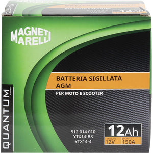 BATTERIA MOTO QUANTUM 12AH AGM-CCA 150A SX