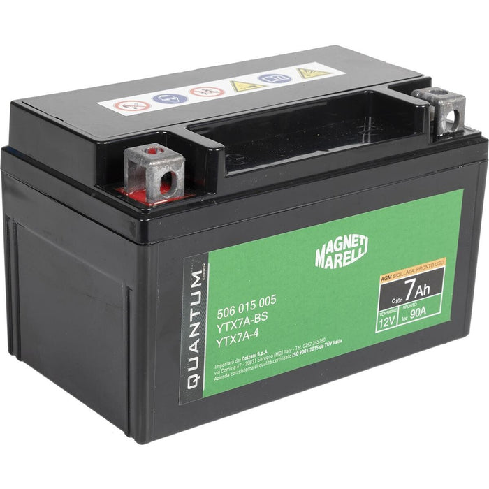 BATTERIA MOTO QUANTUM 7AH AGM-CCA 90A SX