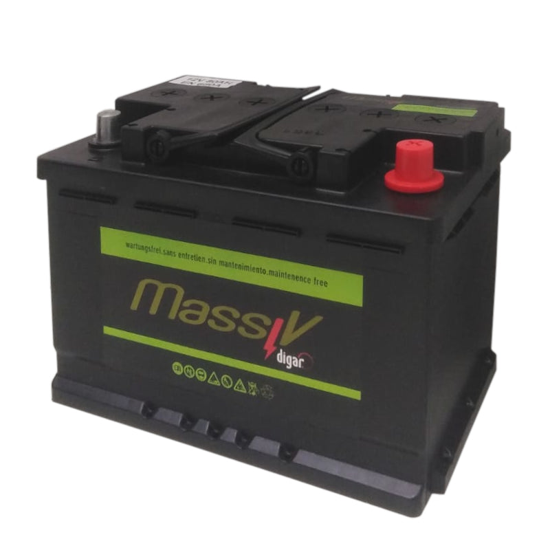 BATTERIA PLUS 70AH DX 12V 610A 278X175XH175MM