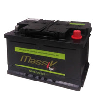 BATTERIA PLUS 74AH DX 12V 640A 278X175XH190MM