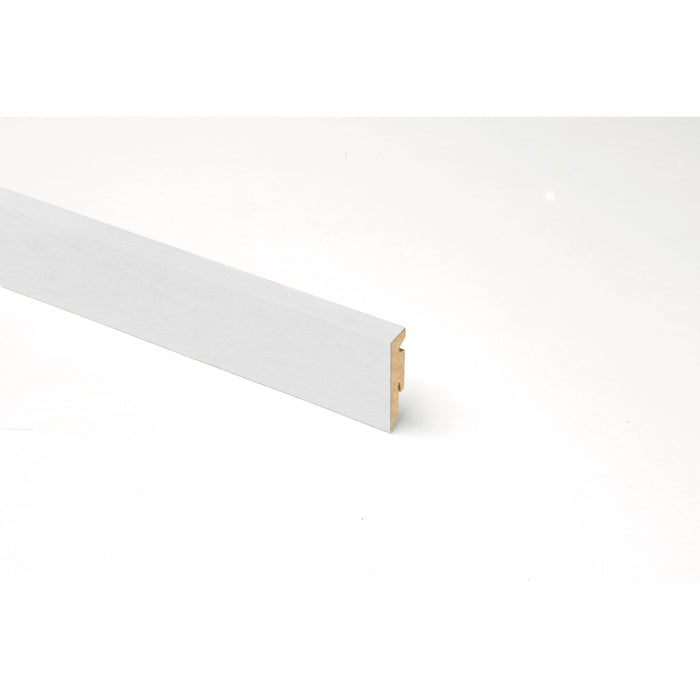 BATTISCOPA RETTO MDF 58X15X2400MM ROVERE SBIANCATO