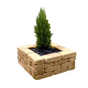 BLOCCHETTO BELLEDONNE 12X24XH6CM IN CEMENTO