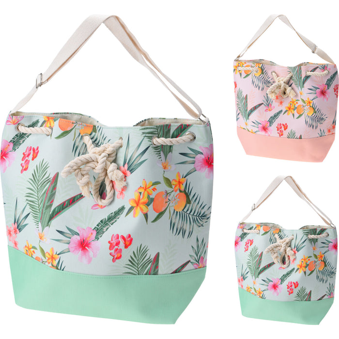 BORSA MARE IN 3 FANTASIE FLOREALI