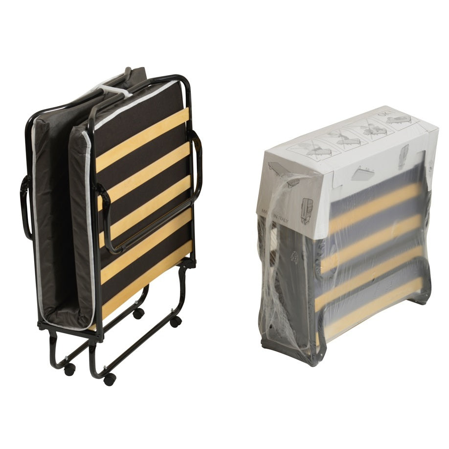 BRANDINA SINGOLA 90X190CM CON RETE E MATERASSO