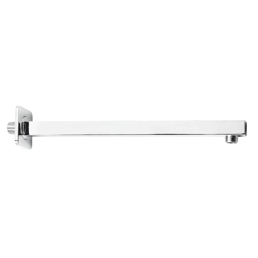 BRACCIO DOCCIA QUADRATO 35CM INOX LUCIDO