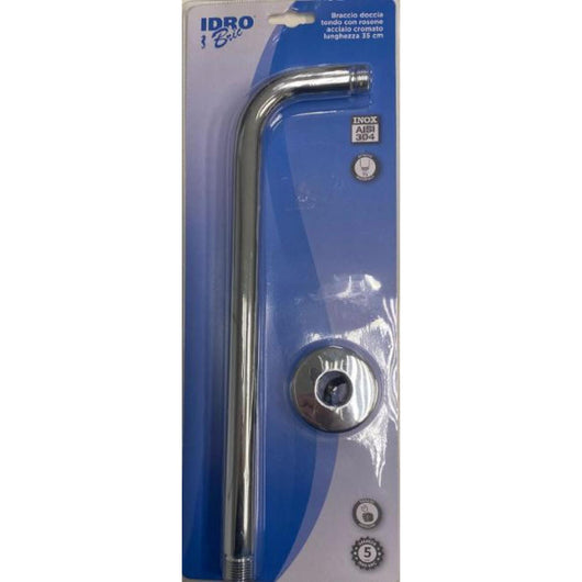 BRACCIO DOCCIA IN ACCIAIO 35CM