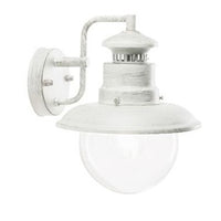 CALIPSO APPLIQUE BIANCO/ARGENTO IN BASSO E27