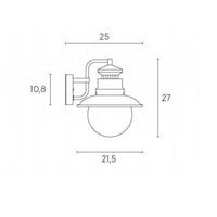 CALIPSO APPLIQUE BIANCO/ARGENTO IN BASSO E27