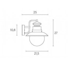 CALIPSO APPLIQUE BIANCO/ARGENTO IN BASSO E27