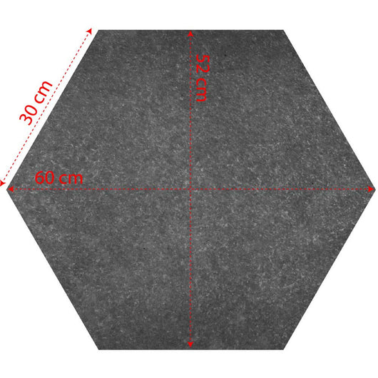 CAMMINAMENTO ESAGONO D.60-52XH2CM BASALTO