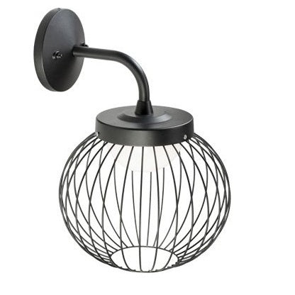 CAGE APPLIQUE NERO 18W LED 4000K